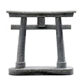 livelyfish Japanese Shinto Torii Gate Statue Asian Fish Tank Decor Sandstone Pagoda Figurines for Aquarium Decoration, L - size: Large