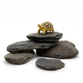Aquarium Stone Natural Slate Stream Turtle Tank Rocks 3-7 inches Fish Rock for Aquarium Aquascaping Shrimp Tanks Amphibian Enclosures Paludarium-5lb - size: 5lb(3-7inch)