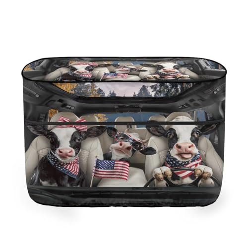 American Funny Cow 20lb RV Propane Tank Cover Heavy Duty Propane Gas Cylinder Cover Dust-Proof All Weather Protection - color: American Funny Cow, size: S(20LB)