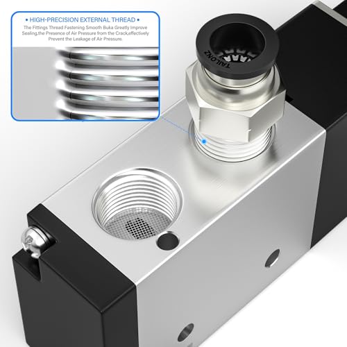 TAILONZ PNEUMATIC 1/4"NPT Solenoid Valve 3V210-08 DC24V Single Coil Pilot-Operated Electric 2 Position 3 Way Connection Type(Junction Box) - size: 1/4"NPT/DC24V/Junction Box, style: 2 Position 3 Way