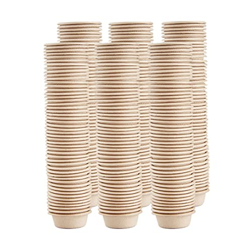 300 Pack Paper Feeding Cups Samll 0.5 oz Gecko Food and Water Feeding Dish Ledge Holder Accessories Bowls for Crested Gecko Lizards Reptiles Pets