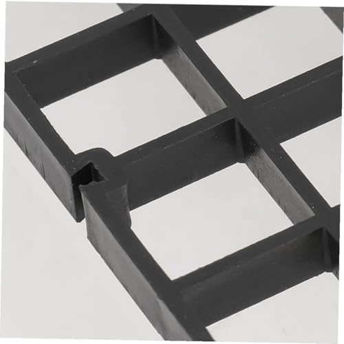 Cabilock Aquarium Fish Tank Divider Board 10pcs Black Plastic Grid Partition for Fish Tank Isolation and Bottom Filter Suitable for Breeding and Aquarium Separation