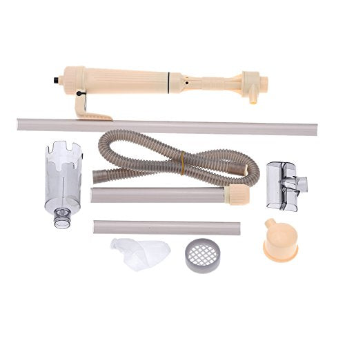 YUHOME Electric Gravel Cleaner Water Filter Washer Siphon Vacuum for Aquarium Fish Tank