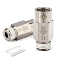 GASHER 2Pcs One-Way Non-return Check Valve 1/4" Male x 1/4" Female Thread, Prevent Water Back-flow - size: 0.25 Inch