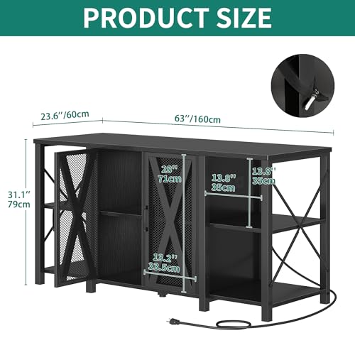 YITAHOME 90-120 Gallon Reptile Tank Stand with Power Outlet & LED Light, Heavy Duty Aquarium Stand w Accessories Storage Cabinet - Metal Fish Tank Stand for Turtle, Reptile, 2000LBS Capacity, Black - color: Black, size: 120 Gallon