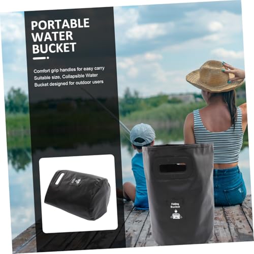 Alipis Foldable Water Bucket 20L Multi-Purpose Collapsible Container for Camping Fishing Car Washing Portable Outdoor Water Holder Easy Storage