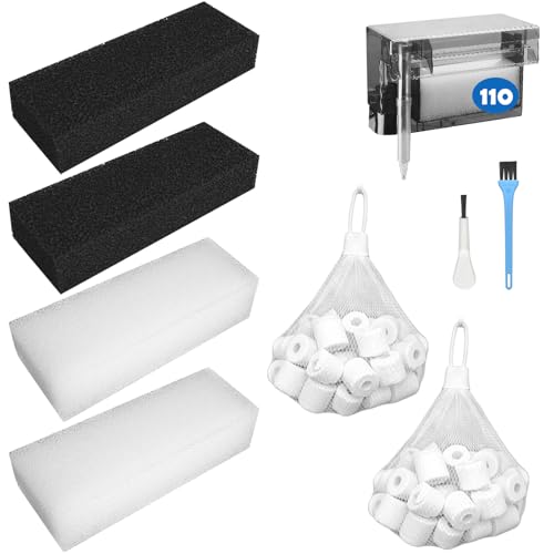Three-Stage Filtration Tank Filter Replacement for AquaClear 110 Power Filter, Aquarium Filter Media Replacement for Fish Tank Filter for 60- to 110-Gallon Aquariums