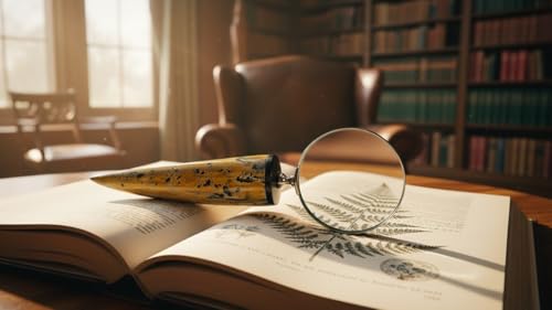 Handcrafted Magnifying Glass with Buffalo Horn Handle Gold Plated Reading Zoom Accessories Birthday for Mom, Dad & Son