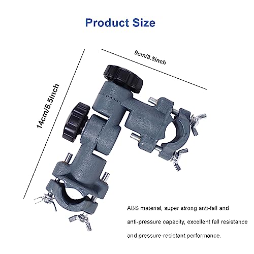 Ragyzity Strong Umbrella Bracket - 360 Degree Rotation, Lures Dish/Flashlight Holder for Fishing, Tank, Chair (2pcs) - size: 2 Pieces