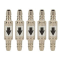 5Pcs 1 Way Check Valve Stainless Steel CO2 Check Valve for Fish Aquarium Zone Generators
