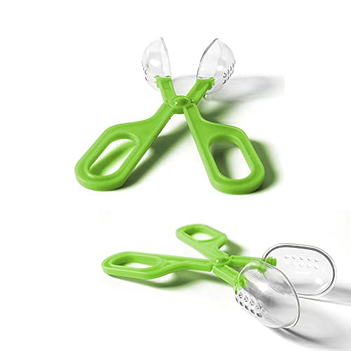 Feeding Tongs,Bug Tweezers for Kids Adults, Reptile Feeding Tweezers Long Handle Feeder Tools for Fish Aquariums Reptiles Snakes Lizard Gecko Spider and Bird (Green) - color: Green