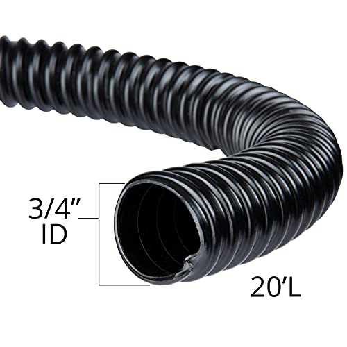 TetraPond Pond Tubing 3/4 Inch Diameter, 20 Feet Long, Connects Pond Components