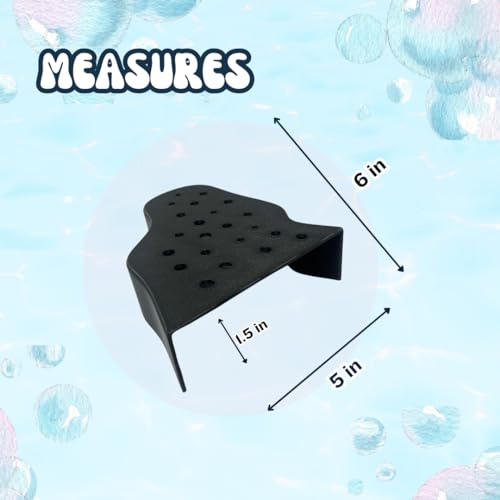 REEFSHAPE Aquarium Shrimp Breeding Cave | Protector for Shrimp Tanks | Aesthetic & Functional Viewing Cave for Shrimp & Other Aquatic Pets | Made in USA (Breeding Cave, Black)