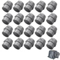 UCAK200 1/4-Inch Ferrule for Suction/Discharge Line, Fits MCCP202 Tube, Fit for Sten-ner 45, 85, 100 & 170 Series Adjustable & Fixed Pumps, Compression Fitting Connector, 20 Pcs - style: 20 Pcs Ferrule