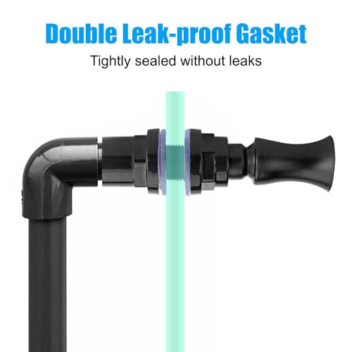 Aquarium Duckbill Nozzle, Multi-Angle Adjustable Water Return Outlet Pipe Accessories for Aquariums Fish Tanks Sumps