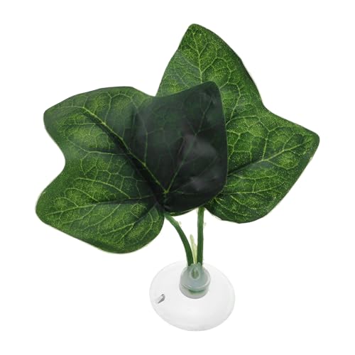 Betta Fish Leaf, Natural Habitat Simulation for Betta Spawnings Grounds, Betta Spawnings Leaves, Resting Bed, Double Maple Leaves, Green