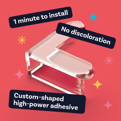 CalMyotis Corner Protector Guards - Furniture Edge Safety Bumpers - Baby Proof Bumper & Cushion to Cover Sharp Furniture & Table Edges - Clear & Transparent - (12 Pack) - size: 12 Count (Pack of 1)