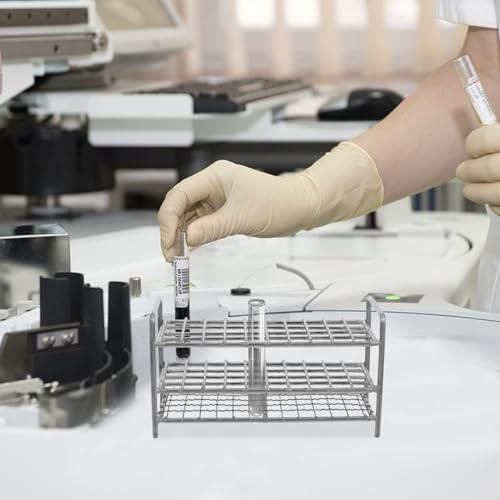 OUNONA Test Tube Rack Slot Storage Organizer for Laboratory High-Temperature Resistant Design Secure Structure Compact and Test Tube Holder