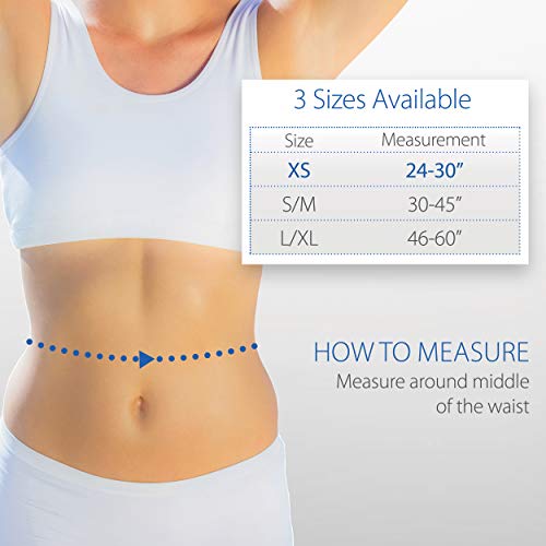 Core Products NelMed G-Tube Holder – Feeding Tube Belt Holder for PEG, G, J Tubes – Adjustable, Discreet Support for Tube Feeding – XSmall (24–30 inch Waist) - size: XSmall (24-30 Inch)