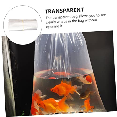 50pcs Live Fish Transport Bags Plastic Storage Bags for Aquatic Shipping Odorless for Tropical Fish Transport