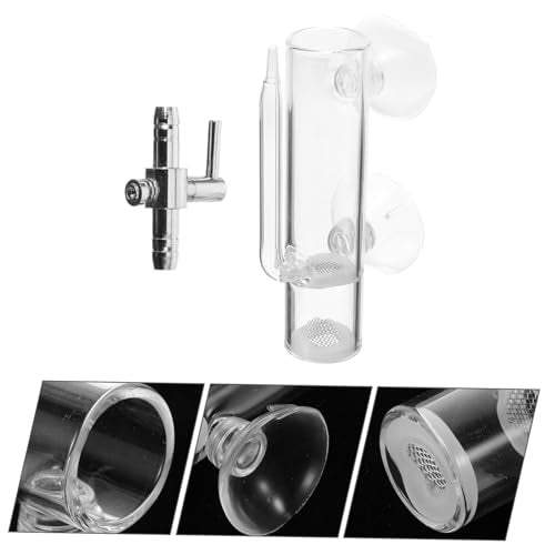 Shrimp Hatchery Box with Transparent Tank and Suction Cup for Aquarium Fish Breeding and Juvenile Shrimp Protection 3.54X1.77X0.78In