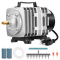 VIVOSUN Air Pump Kit, with 40 W 1110 GPH Commercial Air Pump, 8-Way Splitter, 2 Pcs Air Stones, 25 ft Air Tubing, 2 Pcs Check Valves, for Aquarium, Fish Tank & Hydroponics - style: 40W-1100GPH with Accessories