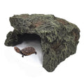 M2cbridge Reptile Hideout Cave Resin Aquarium Fish Hide Rock Terrarium Habitat Decor