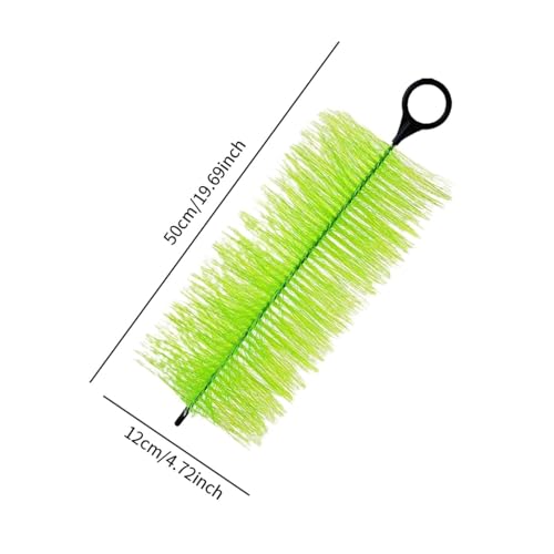 5 Pieces Fish Pond Filter Brushes Set Featuring Dense Nylon Filaments and Bendable Stainless Core for Particle Removal Suitable for Koi Pond Filter Aq, 50cm