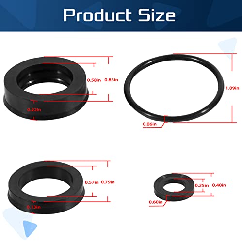 Sunluway 76975 Seal Kit CAT Seal Kit for 4DNX Pumps Fits for Replacement CAT 4DNX25GSI & 4DNX27GSI Pump