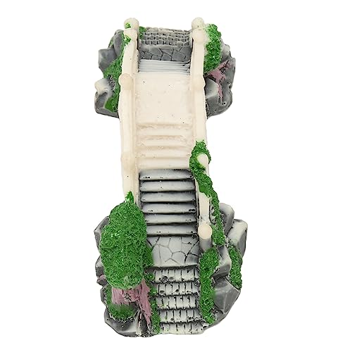 Aquarium Arch Bridge Decoration Resin Hand Craft Bridge Landscaping for Fish Tank Ornaments