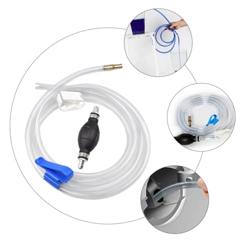 Didiseaon Manual Water Suction Hose and Vehicle Guide Oil Tube Siphon Pump for Car Fuel Transfer and Fish Tank Cleaning with Practical Home Siphon Pump Kit