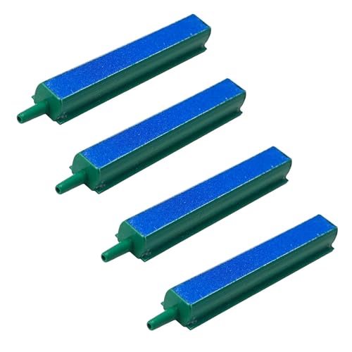 4PCS 4 Inch Aquarium Air Stone Bar, Fish Tank Bubble Diffuser Oxygen Release Bar for Air Pumps, Hydroponic Systems and Ponds - size: 4 Inch