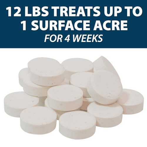 Airmax MuckAway, Natural Pond Muck Remover, Cleans & Clears Away Muck & Sludge, Easy to Use Bacteria & Enzyme Tablets, Safe for The Environment, Treats up to 1 Acre, 3 Month Supply, 36lbs - size: 72 Scoops