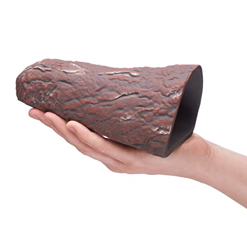 Pleco Cave Cone Breeding Ceramic Decorations Fish Tank Aquarium (Brown) - color: Brown