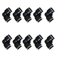1/2" Od Air Line Elbow Union, Push To Connect Air Fittings, Push Elbow Push Air Fitting (10 Pack) - size: 0.5 Inch, style: Elbows Union