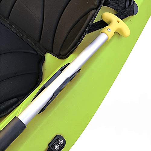Kayak Paddle Holder Clips(Including Screws),Deck Mounted Universal Kayak Paddle Clip & Fishing Net Clip