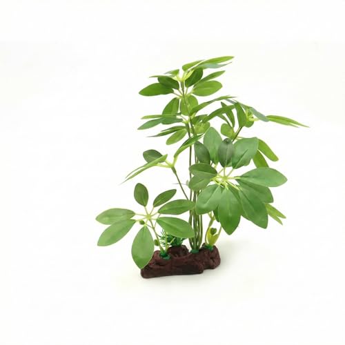 JGbaby Artificial Aquarium Plants,Fish Tank Decorations Betta Leaf Hammock Driftwood 10in Realistic Silk & Plastic Plants, Hideout Decor for Betta. Goldfish,Reptiles,Small Tanks (Green Type-I) - color: Green Type-i, size: 10 inches