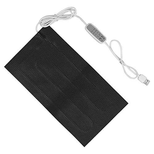 Reptile Heating Pad DC 5V Under Tank Terrarium with Temperature Control USB Power Safety 4 Gear Adjustment Reptile Heat Mat for Turtle Tortoise Snakes Lizard Gecko (15x30cm) - size: 15x30cm