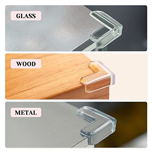 8 pack Corner Protector for Baby, Clear Corner Protectors , Furniture Corner Guard & Edge Safety Bumpers , Baby Proof Bumper , Furniture & Table Edges Furniture & Sharp Corners Baby Proofing (L Shape) - color: 8 Pack Corner Guards