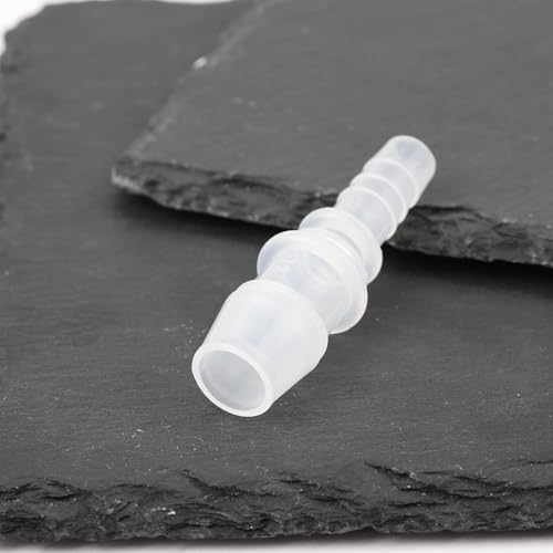 8Pcs Straight Hose Pipe Connector 8mm to 12mm Plastic Reducing Fitting for Garden Watering - size: 8mm to 12mm