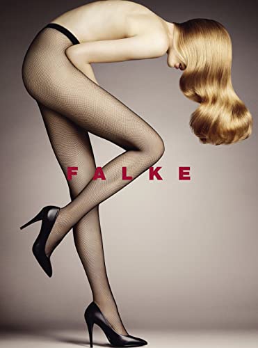 FALKE Women's Net Tights, Fishnet Stockings, Trendy Casual or Dressy Clothing, Sheer Fine Transparent, Nylon - color: Beige (Cocoon 4859), size: Small