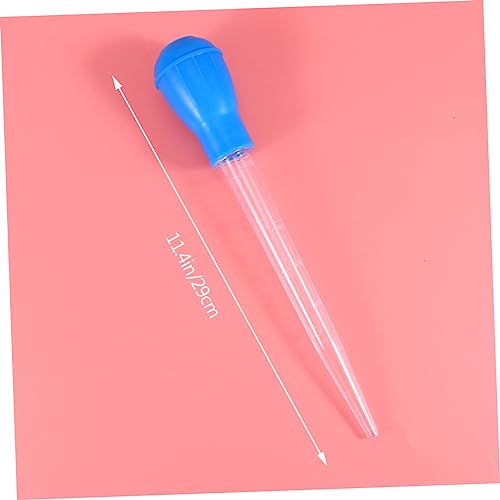 Mipcase Fish Tank Waste Manual Siphon Cleaner Tool for Maintenance 11.22 Inch Easy to Use Dark Blue