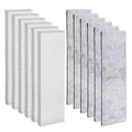 12 Pcs Carbon Filter Foam Pads and Foam Filters Compatible with U4 Range of Internal Underwater Sponge Aquarium Underwater Filter Accessories for Internal Replacement Aquarium Fish Tank