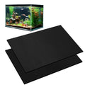 2 Packs 23.6 x 15 Inch Aquarium Fish Tank Leveling Pad, 6mm Thick Foam Fish Tank Mat Non-Slip Neoprene Foam Shockproof Easy Cut for Water Stable Floor Protection Black - size: 23 x 15 Inch, style: Adhesive-backed