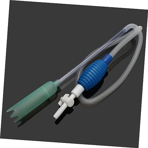 Abaodam 2M Manual Fish Tank Water Siphon Cleaner Easy to Use Aquarium Gravel Vacuum Tool for Efficient Water Changes and Maintenance