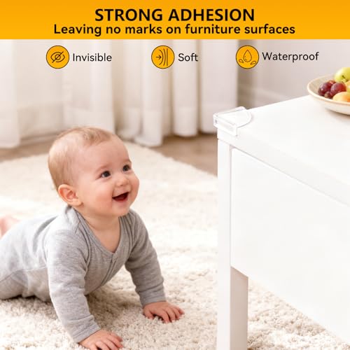 4pcs,Table Corner Protector, Corner Protector to Cover Sharp Furniture, Clear Furniture Corner Guards & Edge Safe Anti-Collision Bumpers, Suitable for Table Corner Cabinet Corner Window Corner