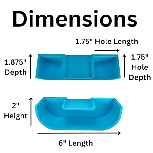Betta Underground Tunnel Hideout Cave | Aquarium Hide for Small Fish and Shrimp | Viewing Betta Fish Rest Hammock Enrichment Toy | Betta Fish Tank Accessories Decorations Toys Decor (Light Blue) - color: Light Blue