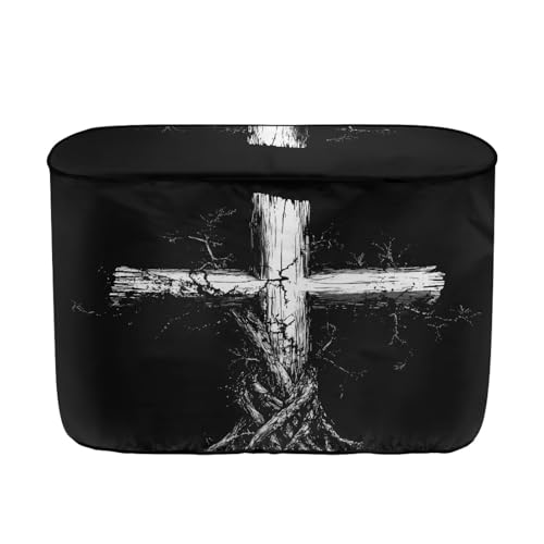 Cross Black 20 Pound Double for RV/Trailer/Camper Waterproof Heavy Duty Propane Gas Cylinder Cover All Weather Protection - color: Cross Black, size: S(20LB)
