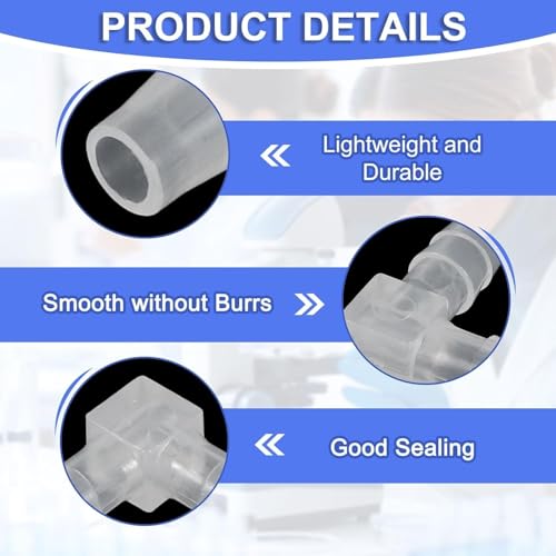 10Pcs 90 Degree Elbow Fitting, Plastic Barbed Hose Adapter for 10mm Tubing, L Shape Connector for Boat, Aquarium, Automotive, DIY Plumbing, Irrigation Systems - size: 10mm