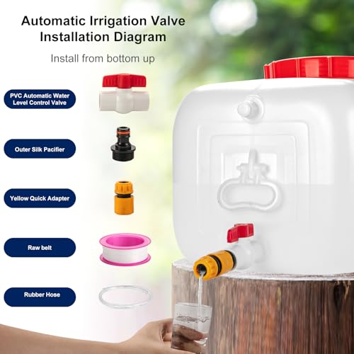 Water Storage Container for Camping, 6.6 Gallon Water Tank with Faucet, Portable First Aid Water Storage for Outdoor Hiking, RV, Autonomous Driving Tour, 17.7 x 11.8 x 11.8in - size: 17.7 x 11.8 x 11.8in